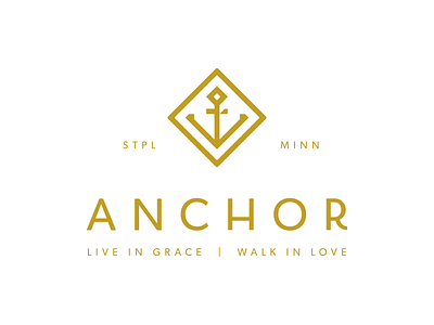 Anchor Church 1 anchor church foil gold logo typography