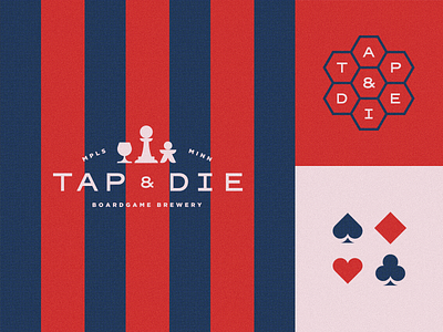 Tap & Die 3 boardgames brand brewery mark