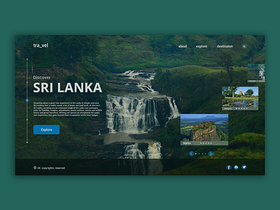 Landing web page