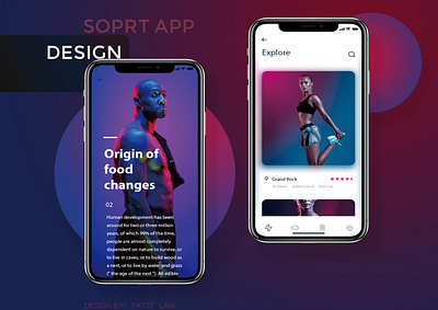 Daily design 03/100 - SPORT UI app 100day app concept app design ui ux