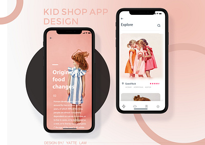 Daily design 03/100 - KID SHOP UI app 100day app app concept app design ux