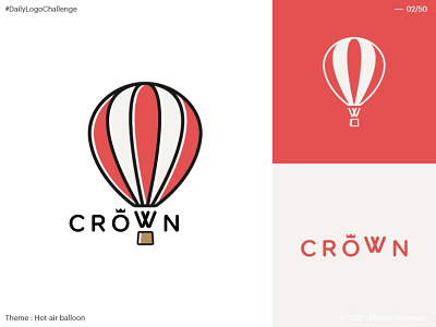 02/50 - Crown branding design graphic design logo vector