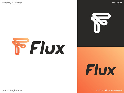 Day 04/50 - Flux branding design graphic design logo vector