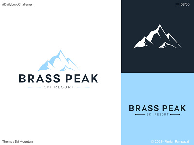 08/50 - Brass Peak branding design graphic design logo minimal vector