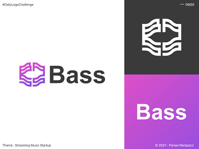 09/50 - Bass branding design graphic design logo minimal vector