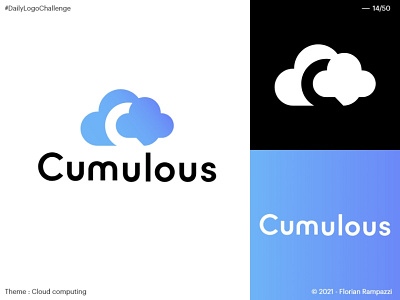 14/50 - Cumulous branding design graphic design logo vector