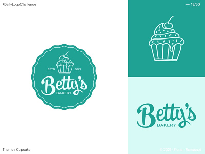 18/50 - Betty's Bakery branding design graphic design logo minimal vector