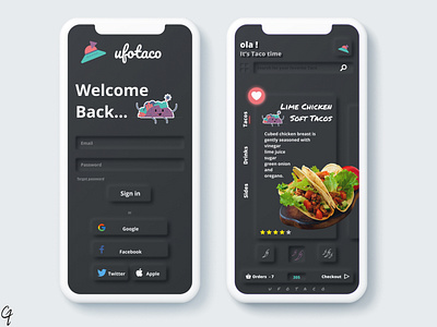 Taco UI branding minimal neomorphism shot ui ui design ux ux design uxui