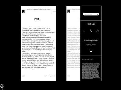 Ebook UI adobe adobe xd app appdesign design minimal shot ui uidesign uiux ux