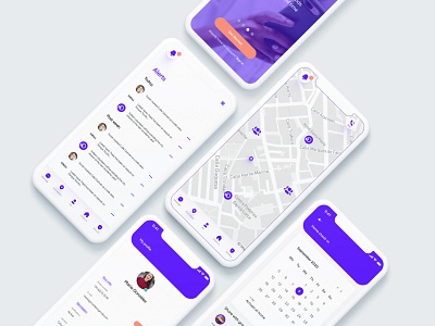 Safexti, app design to protect women's safety.