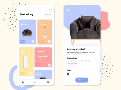 Ecommerce Furniture App Concept / Daily UI