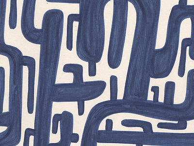 Flow drawing marker pattern