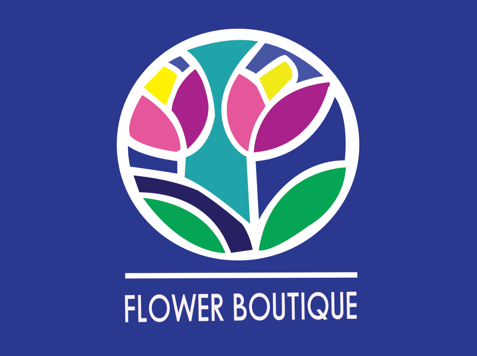 Flowers brand logo by Lilly Monk on Dribbble