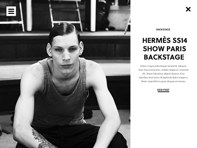 Paris Backstage B&W black and white blog fashion layout paris photography post