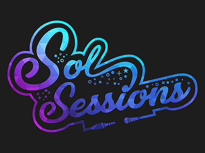 Logo Sol Sessions design illustration logo vector