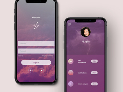 App UI/UX for Epilepsy epilepsy mobile mockup design uidesign