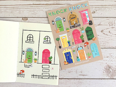 Knock Knock Sticker Sheet