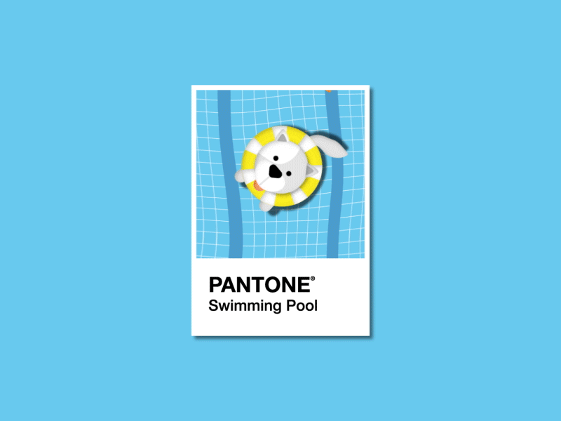 Pantone Color - Swimming Pool