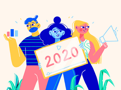 2020 character characterdesign colors design illustration illustration art marketing plants statistics