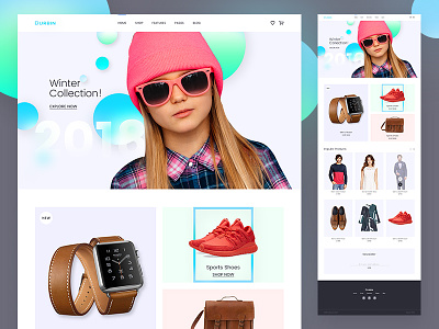 Durbin | Woocommerce app design develope ecommerce psd theme ui ux webdesign woocommerce