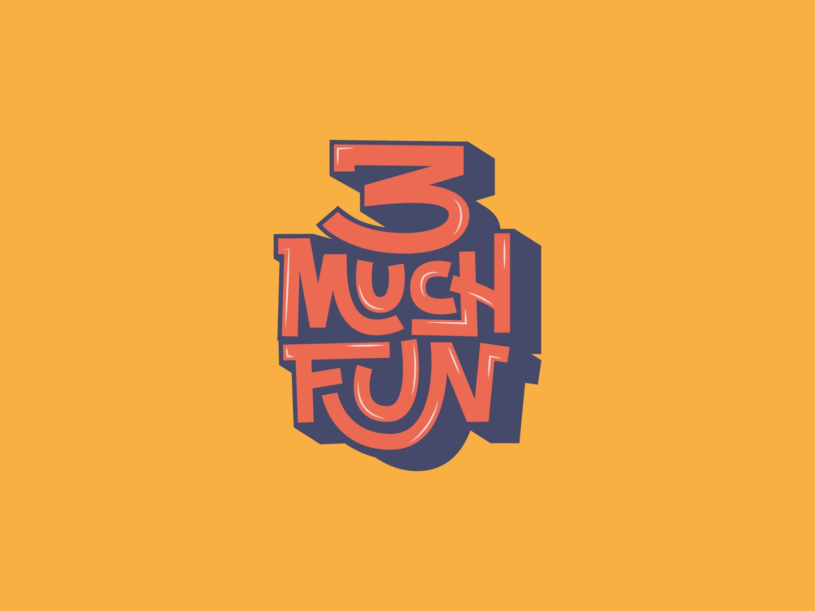 Lettering logo for an entertainment company by Volia Razanava on Dribbble