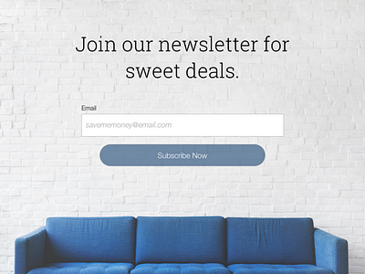 Newsletter Subscriptions dailyuichallenge design ui