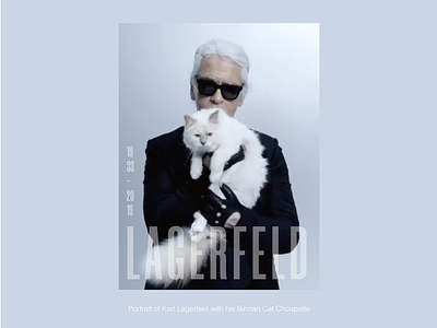 Lagerfeld With Choupette