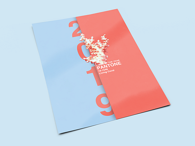 Pantone Poster of the Year Mockup