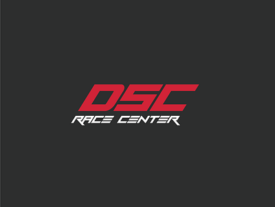 DSC Race Center Logo Design brand identity branding graphic design logo logo design typogaphy