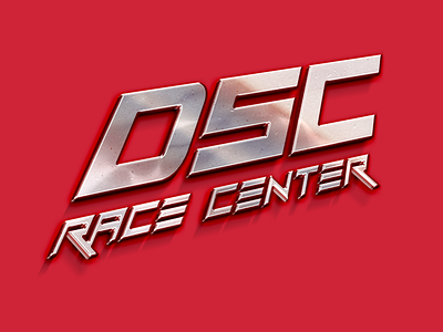 DSC Race Center Retro Emblem Mock Up brand identity branding design graphic design logo mockup retro typogaphy
