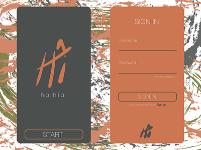 haihia adobe illustrator cc mobileapp ui uidesign uiillustration ux