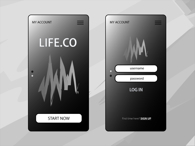 Live.co - UI Design mobileapp uidesign app uiillustration ui