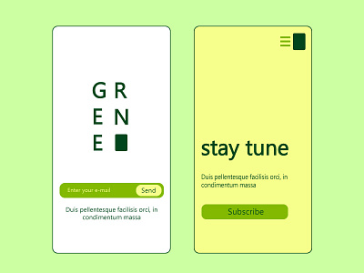 Green - UI Design