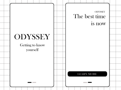 Odyssey - UI Design app branding mobileapp ui uidesign uiillustration