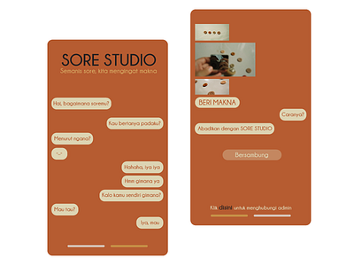 Sore Studio app branding mobileapp ui uidesign uiillustration ux