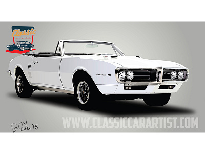 1967 Firebird classic car firebird illustration