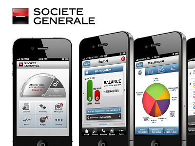 Societe Generale - Refine design - UI-UX Gestion de Budget