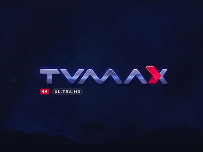 TvMax Logo branding illustration logo