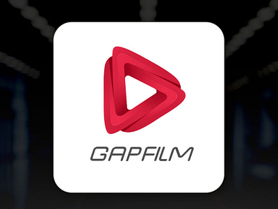 GapFilm App Logo app branding design illustration logo