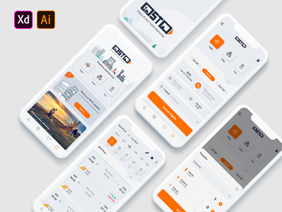 Travel Booking App Design app design ui ux