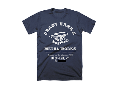 Crazy Hank's T-shirt Design brooklyn t shirt design
