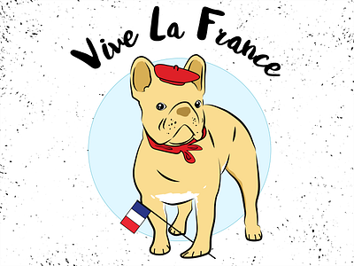 Vive La France French Bulldog cute dog doggy dogs france french bulldog frenchie quirky