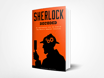 Sherlock Decoded Book Cover Design book cover design illustration illustrative design sherlock holmes