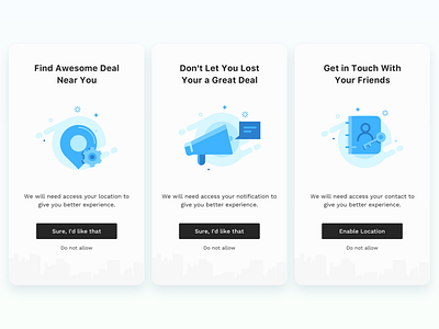 App Walkthrough app illustration ios mobile mobile app offers onboarding products