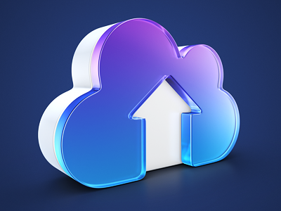 Cloud upload icon