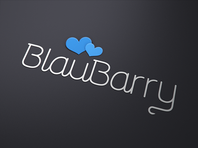 Blaubarry Logo blaubarry blue hearts logo secret wip