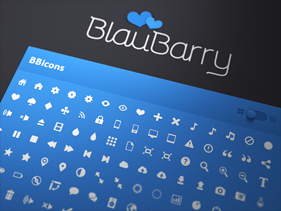 BlauBarry site wip bb blaubarry blue glyph glyphs icon icons site switch website wip