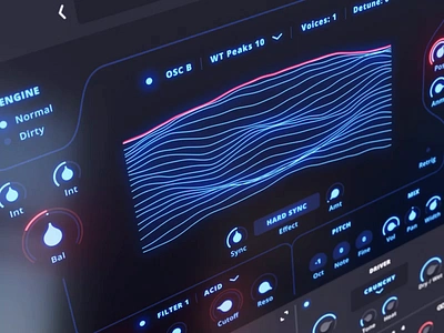 Sub7 Wavetable animation audio knobs oscillator synth wavetable