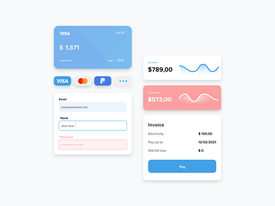 Finance App UI Components