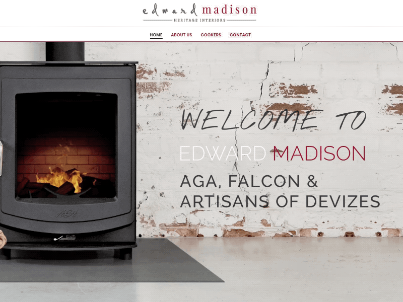Aga Dealer Website cinemagraph web design web development